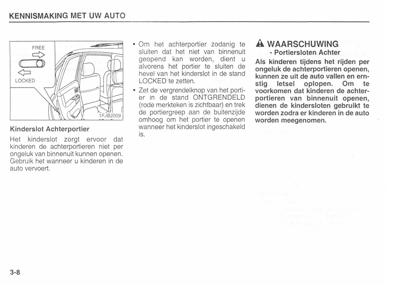 2002-2006 Kia Carens Manuel du propriétaire | Néerlandais