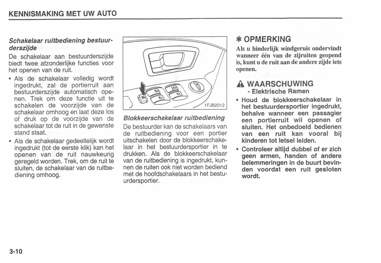 2002-2006 Kia Carens Manuel du propriétaire | Néerlandais