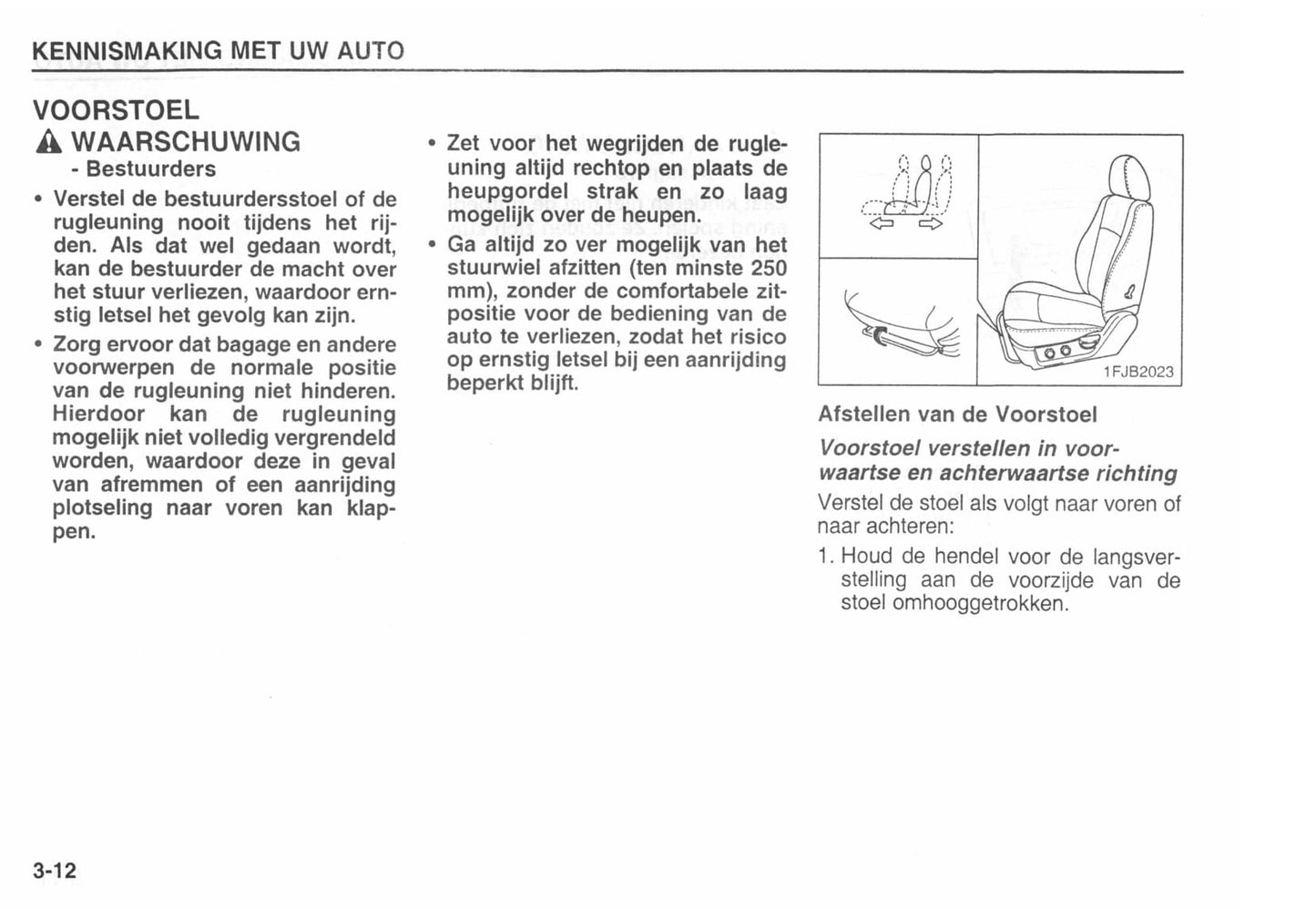 2002-2006 Kia Carens Manuel du propriétaire | Néerlandais