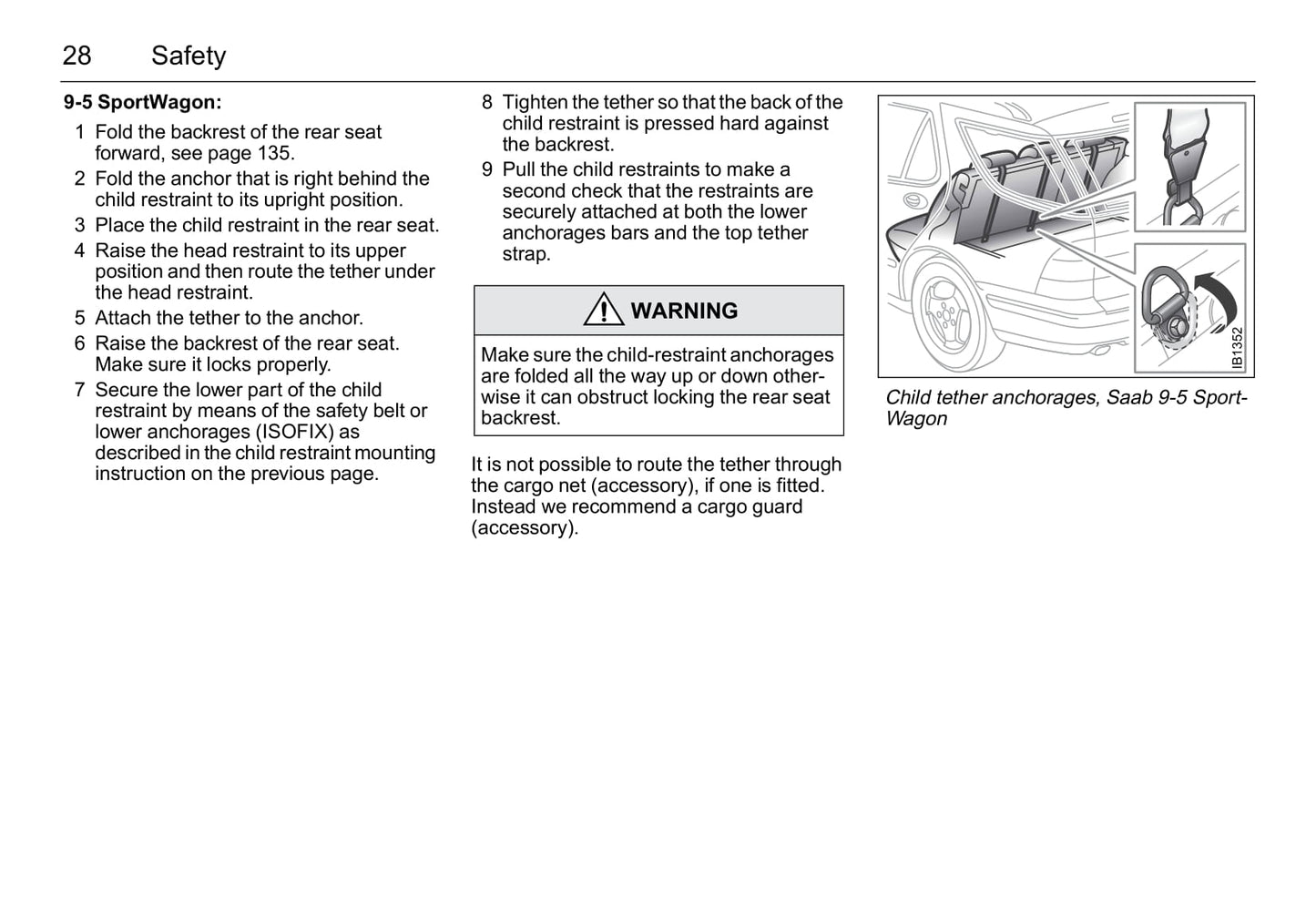 2001-2005 Saab 9-5 Gebruikershandleiding | Engels
