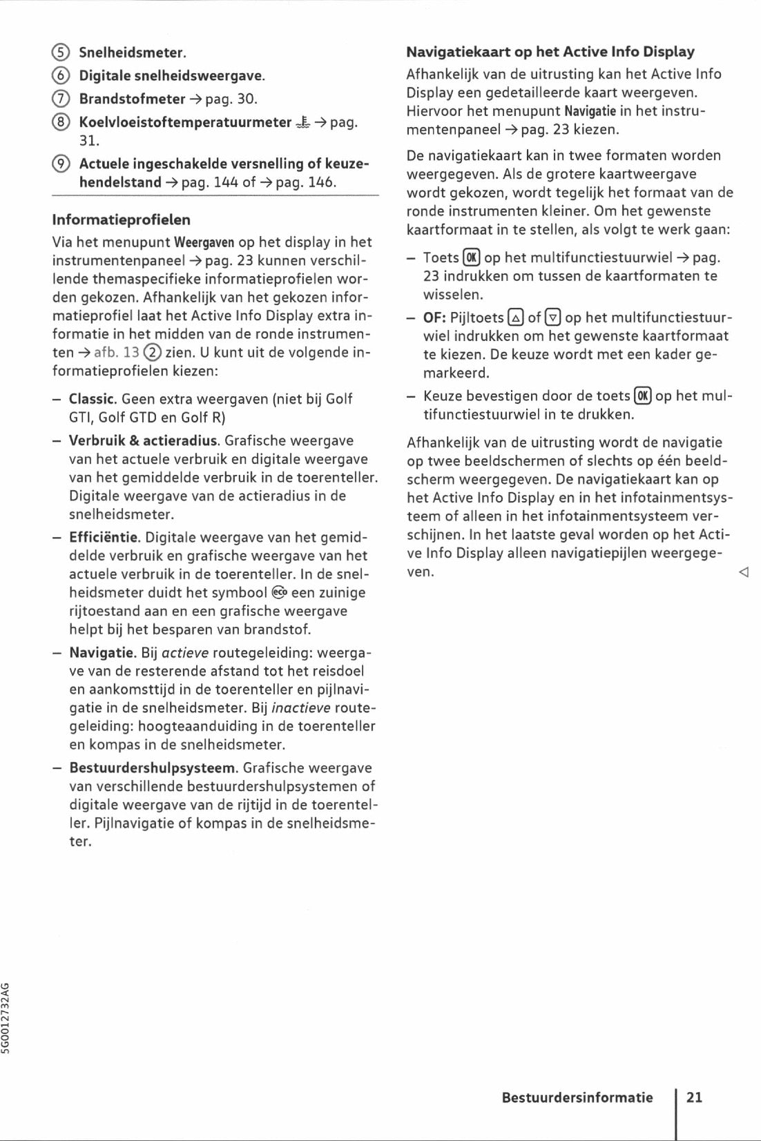 2017-2020 Volkswagen Golf Bedienungsanleitung | Niederländisch