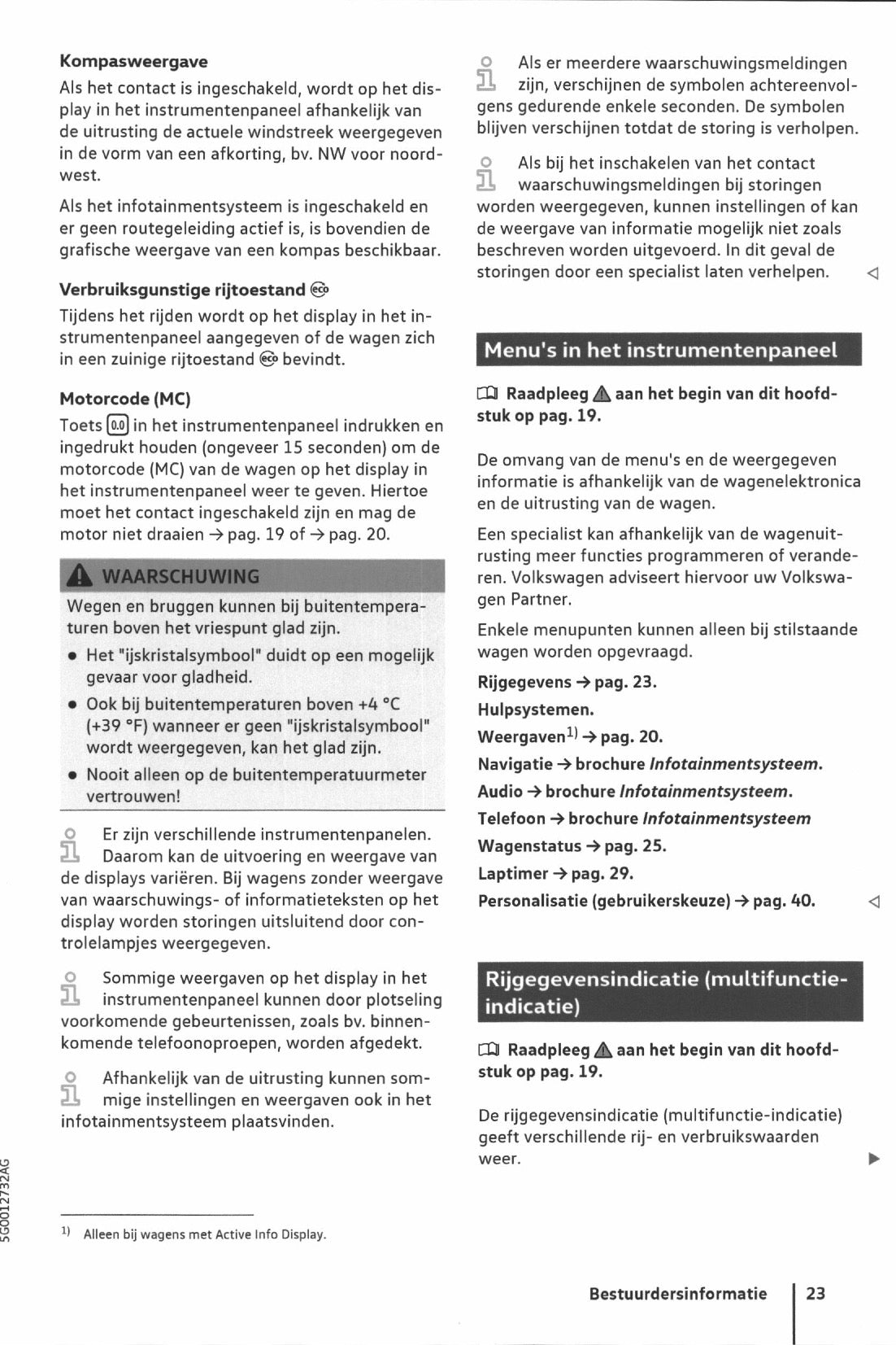 2017-2020 Volkswagen Golf Bedienungsanleitung | Niederländisch