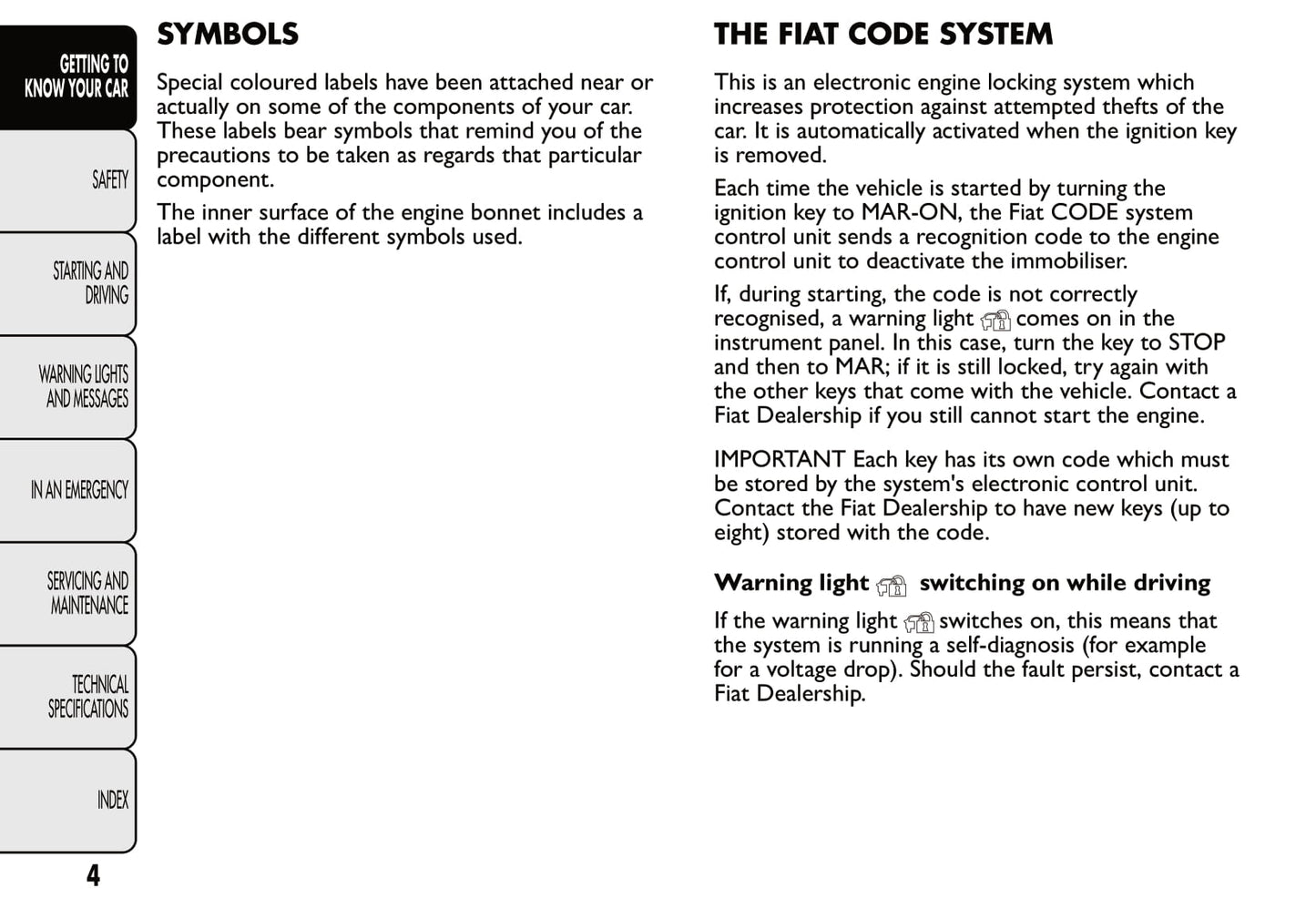 2012-2013 Fiat 500 Gebruikershandleiding | Engels