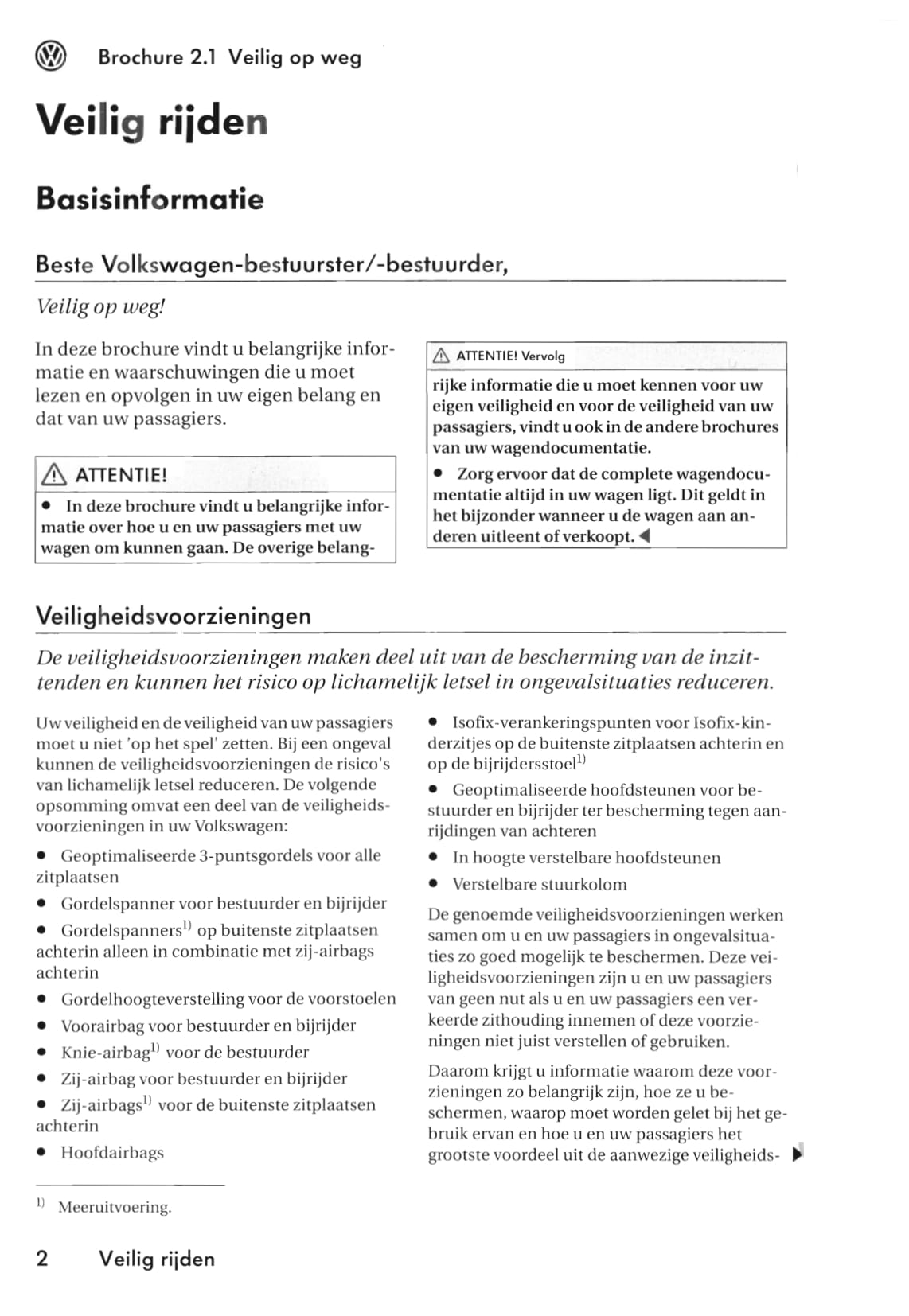 2008-2012 Volkswagen Golf Gebruikershandleiding | Nederlands