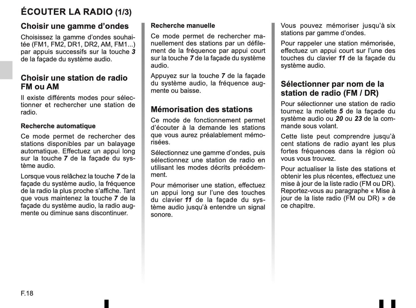 Renault Radio-Connect-R-GO Bedienungsanleitung 2014 - 2018