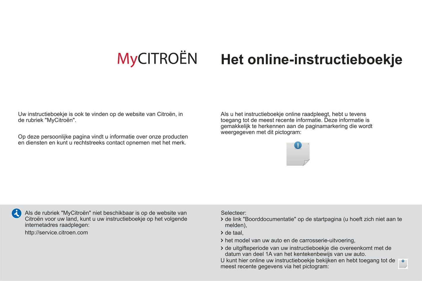 2013-2014 Citroën C4 Picasso/Grand C4 Picasso Owner's Manual | Dutch