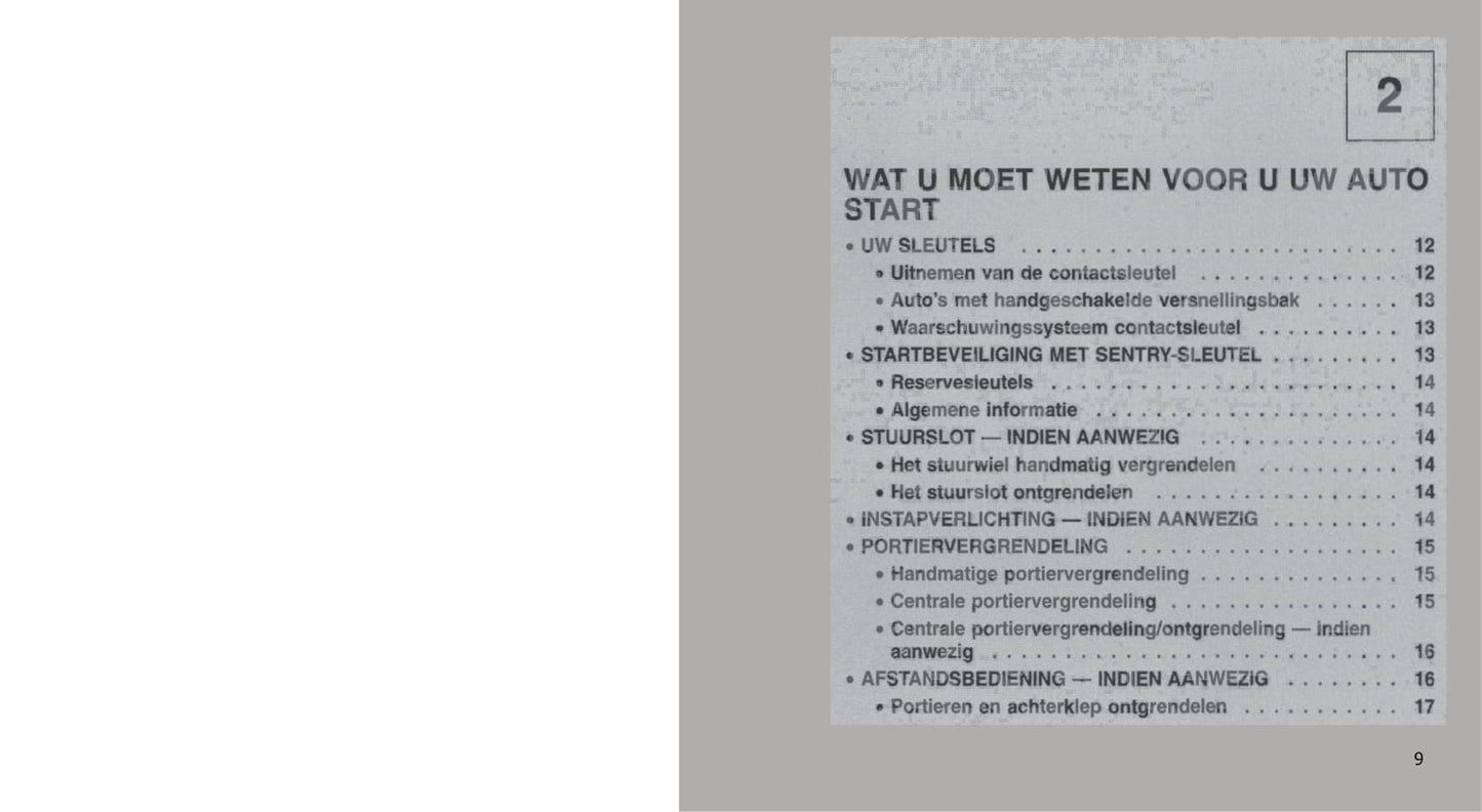 2001-2007 Chrysler Voyager Gebruikershandleiding | Nederlands