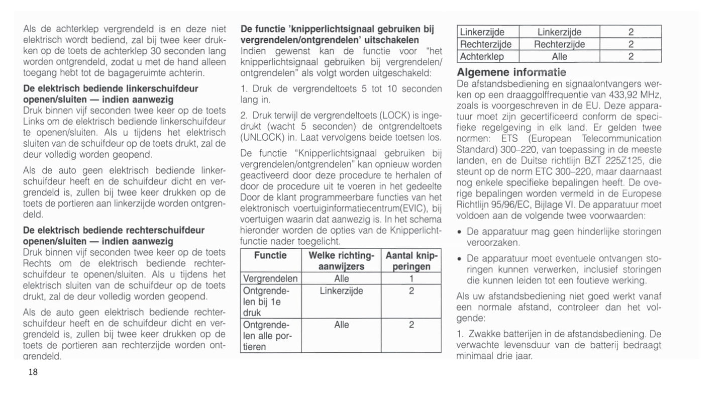 2001-2007 Chrysler Voyager Gebruikershandleiding | Nederlands