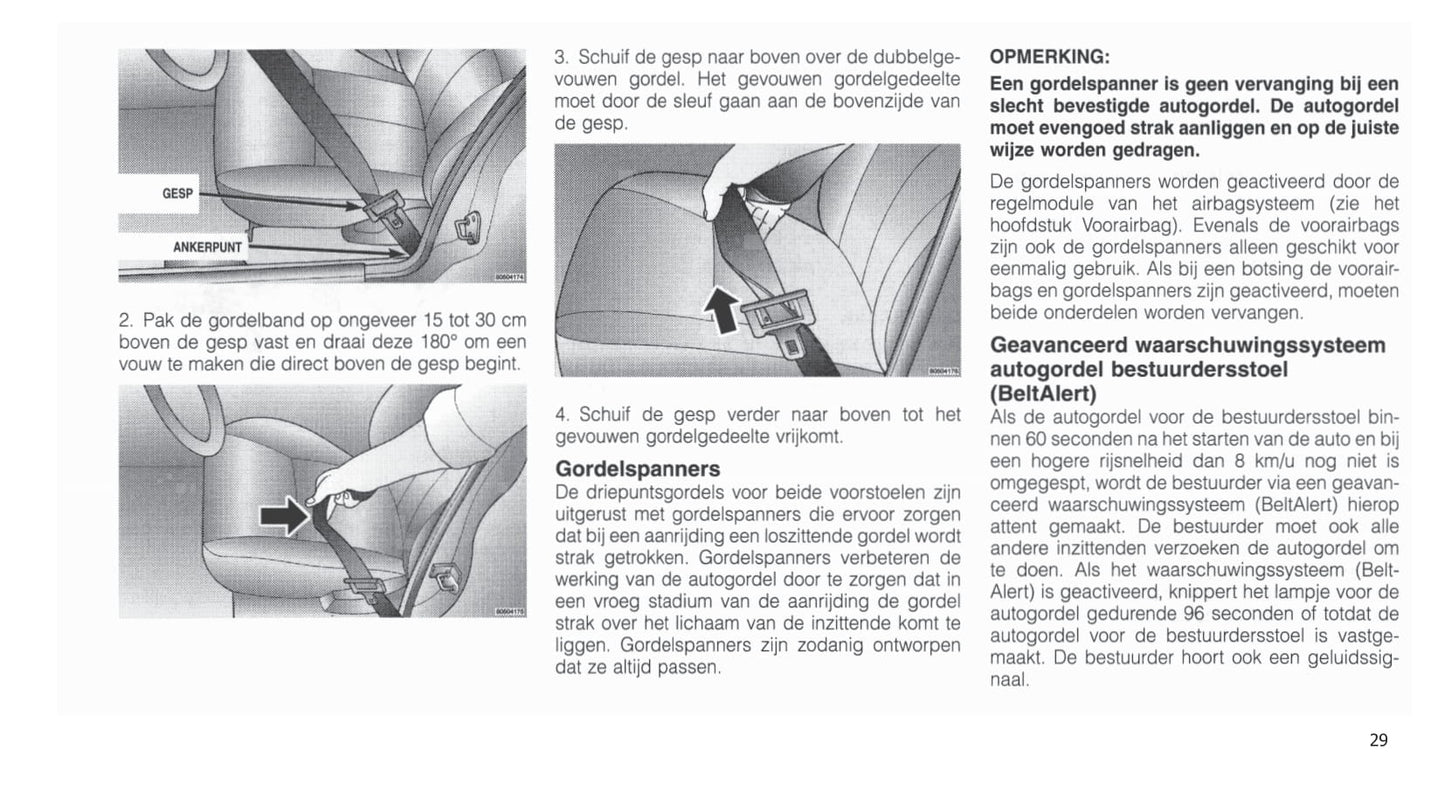 2001-2007 Chrysler Voyager Gebruikershandleiding | Nederlands