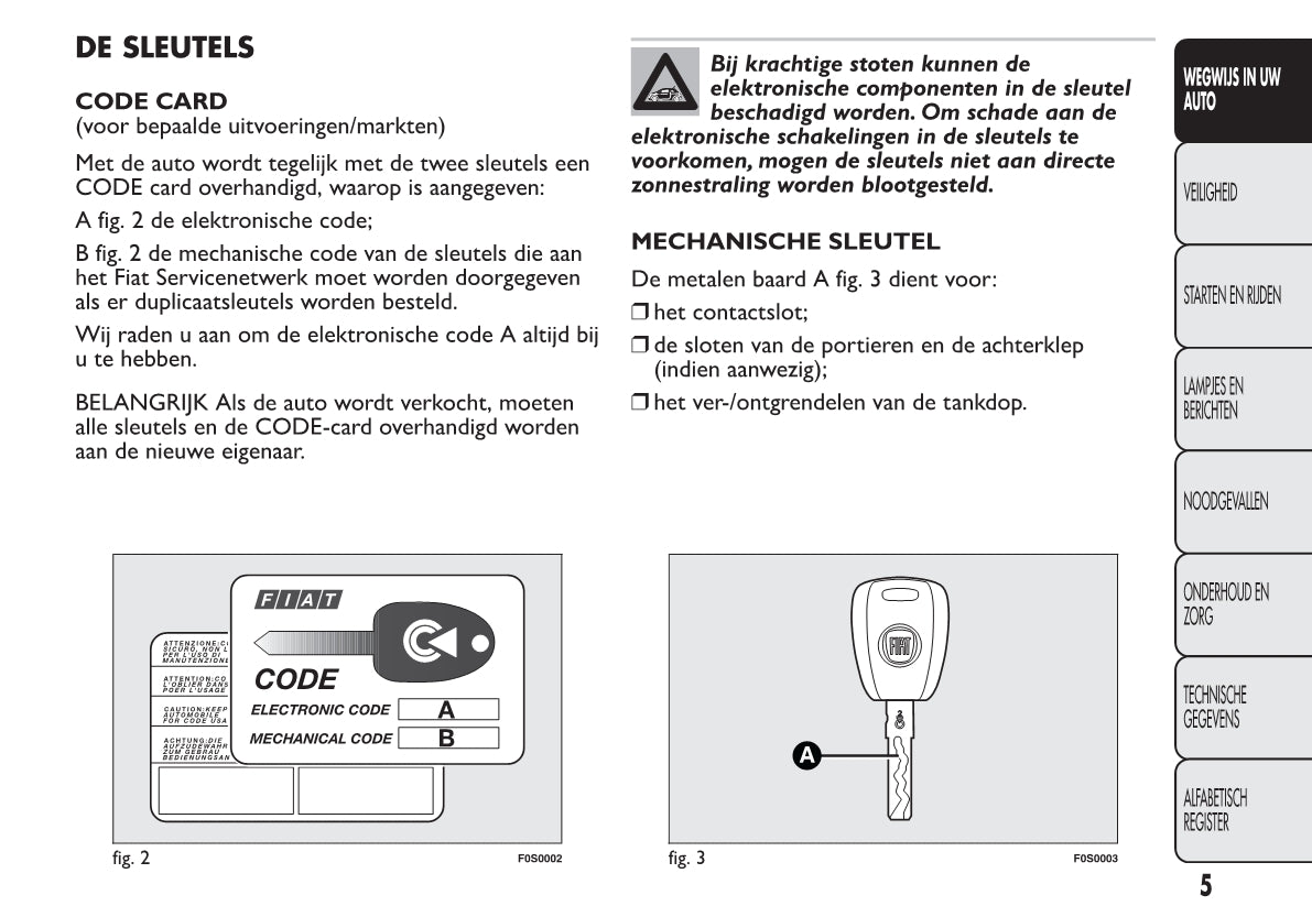 2012-2013 Fiat 500 Gebruikershandleiding | Nederlands