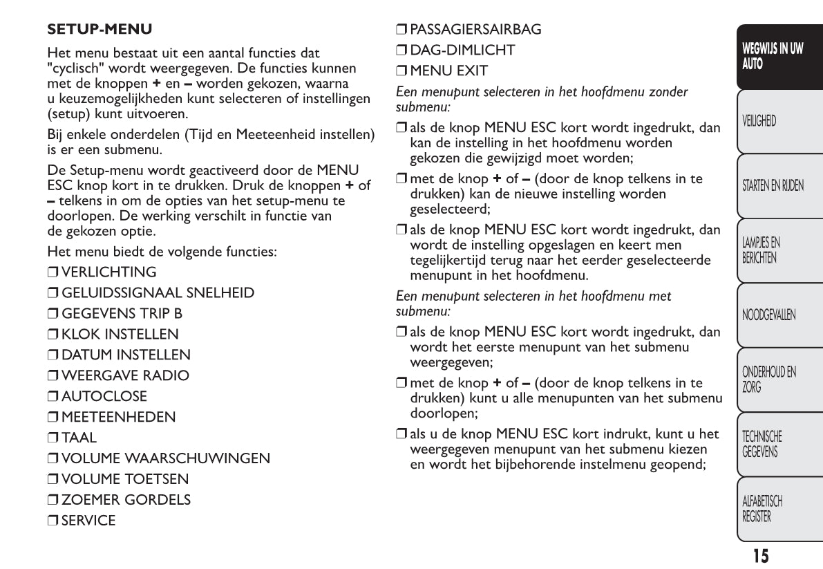 2012-2013 Fiat 500 Gebruikershandleiding | Nederlands