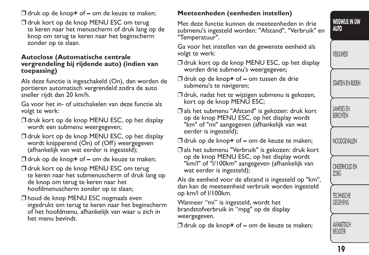 2012-2013 Fiat 500 Gebruikershandleiding | Nederlands