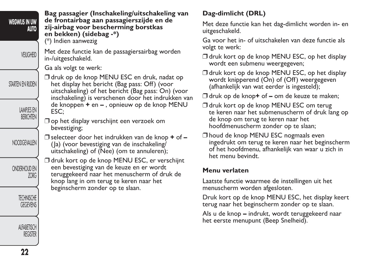 2012-2013 Fiat 500 Gebruikershandleiding | Nederlands