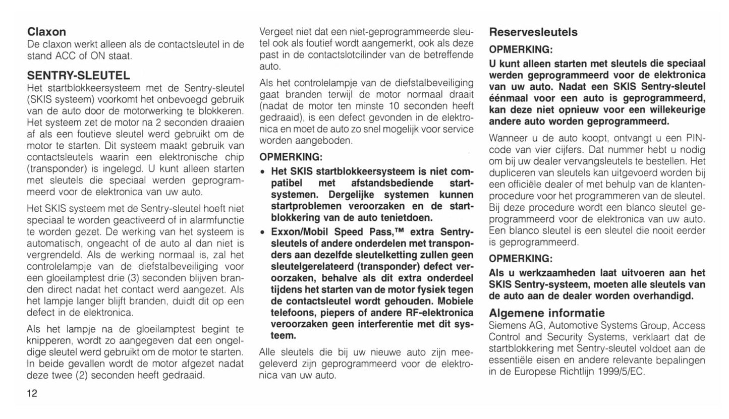 2004-2011 Chrysler 300C Gebruikershandleiding | Nederlands