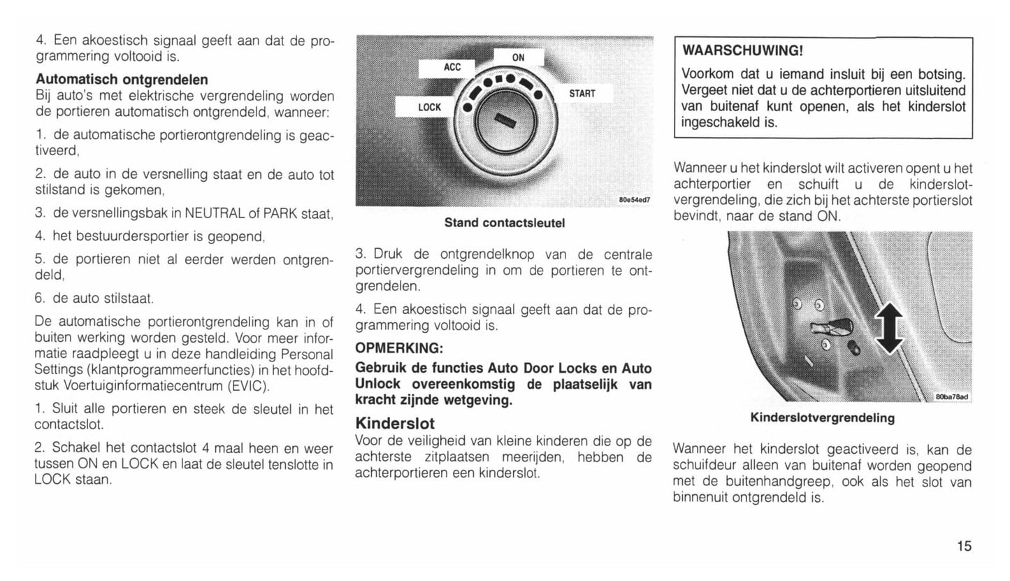 2004-2011 Chrysler 300C Gebruikershandleiding | Nederlands