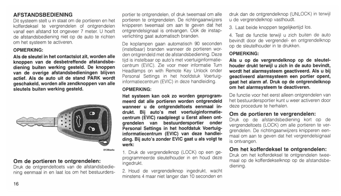 2004-2011 Chrysler 300C Gebruikershandleiding | Nederlands