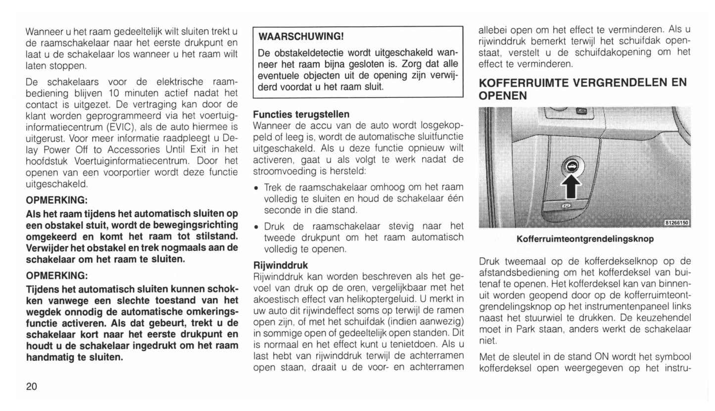 2004-2011 Chrysler 300C Gebruikershandleiding | Nederlands