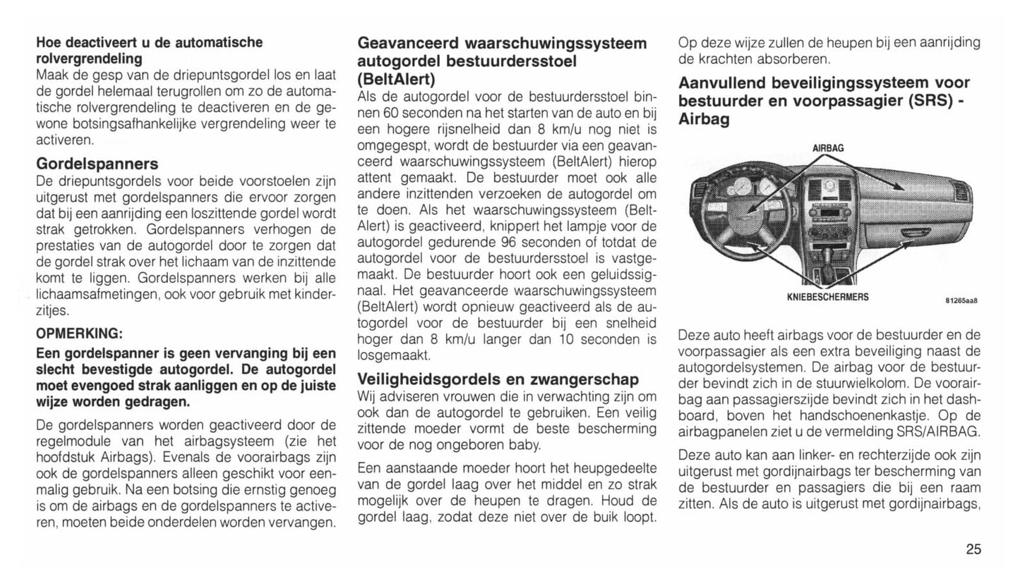2004-2011 Chrysler 300C Gebruikershandleiding | Nederlands