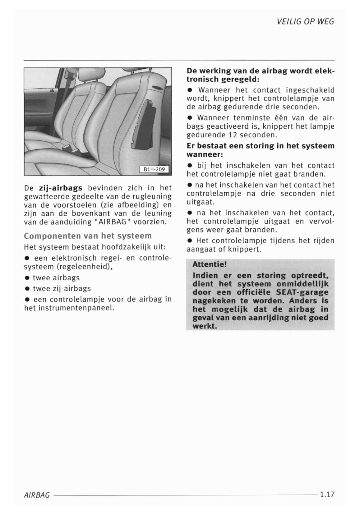 1999-2002 Seat Ibiza Gebruikershandleiding | Nederlands