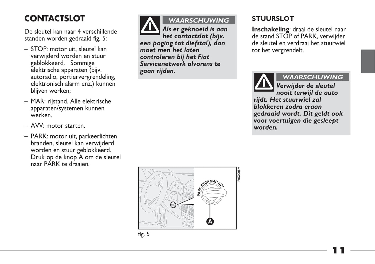 2012-2013 Fiat Strada Gebruikershandleiding | Nederlands