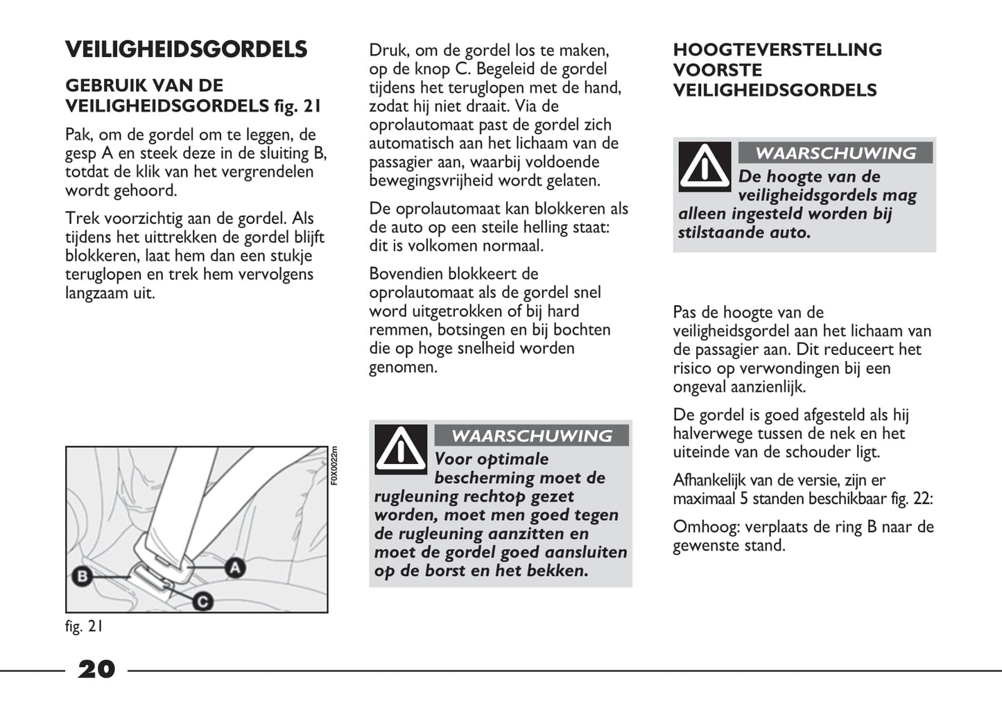 2012-2013 Fiat Strada Gebruikershandleiding | Nederlands