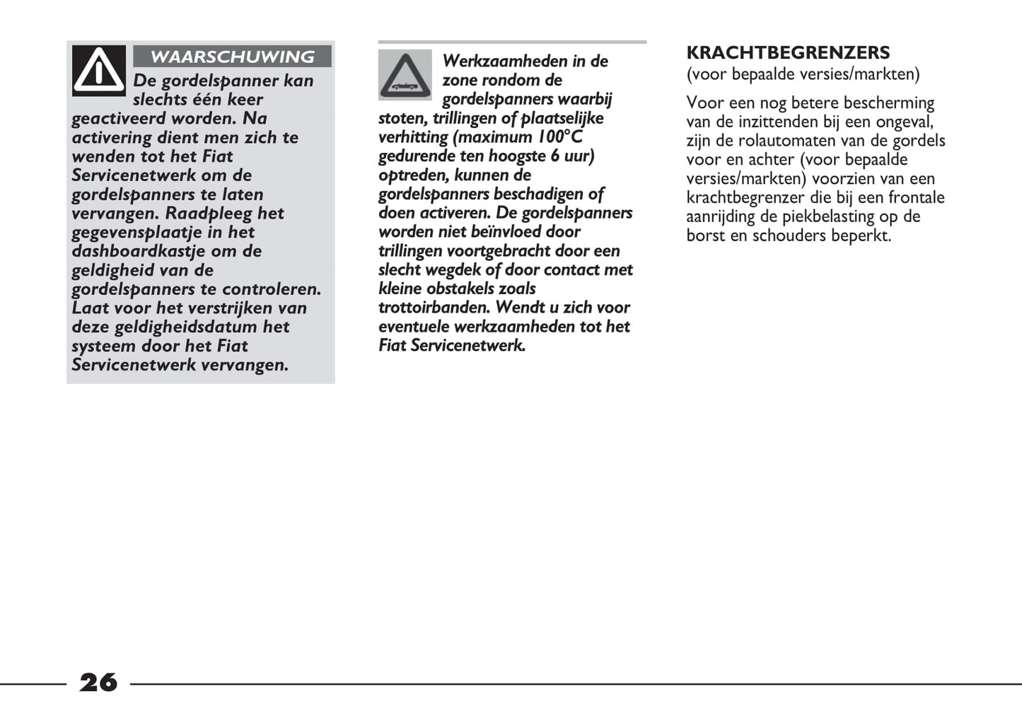 2012-2013 Fiat Strada Gebruikershandleiding | Nederlands