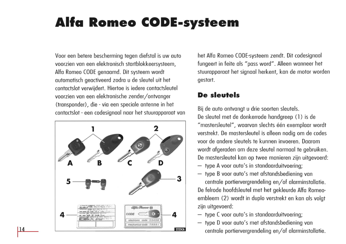 1996-2003 Alfa Romeo Spider/GTV Gebruikershandleiding | Nederlands