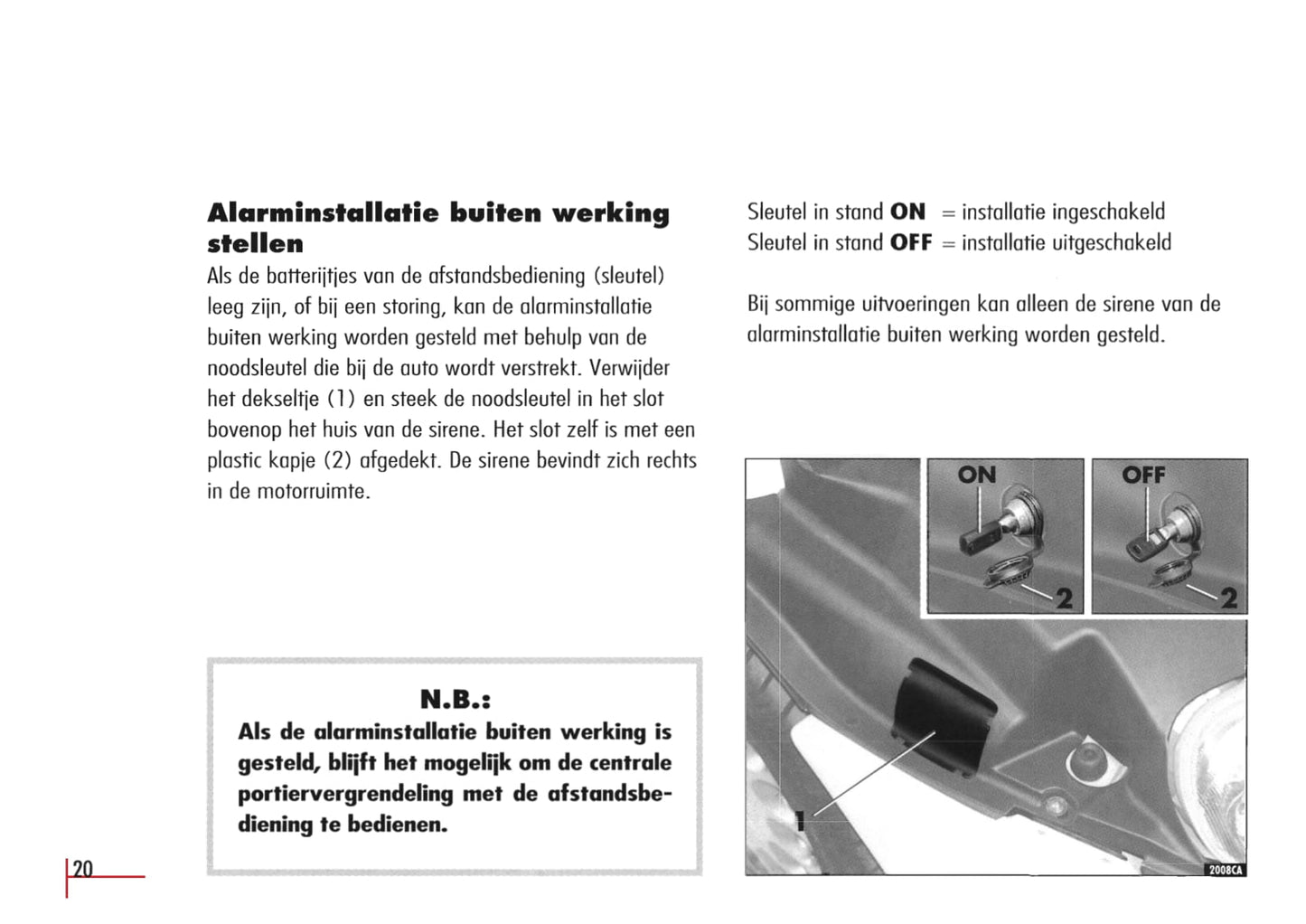 1996-2003 Alfa Romeo Spider/GTV Gebruikershandleiding | Nederlands