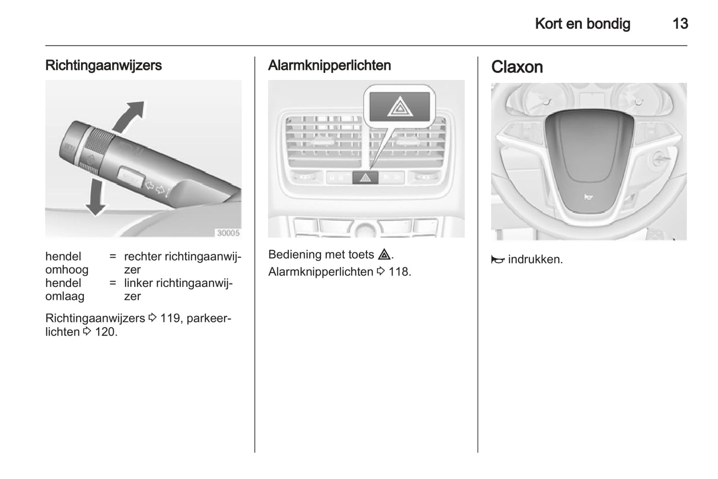 2013 Opel Meriva Owner's Manual | Dutch