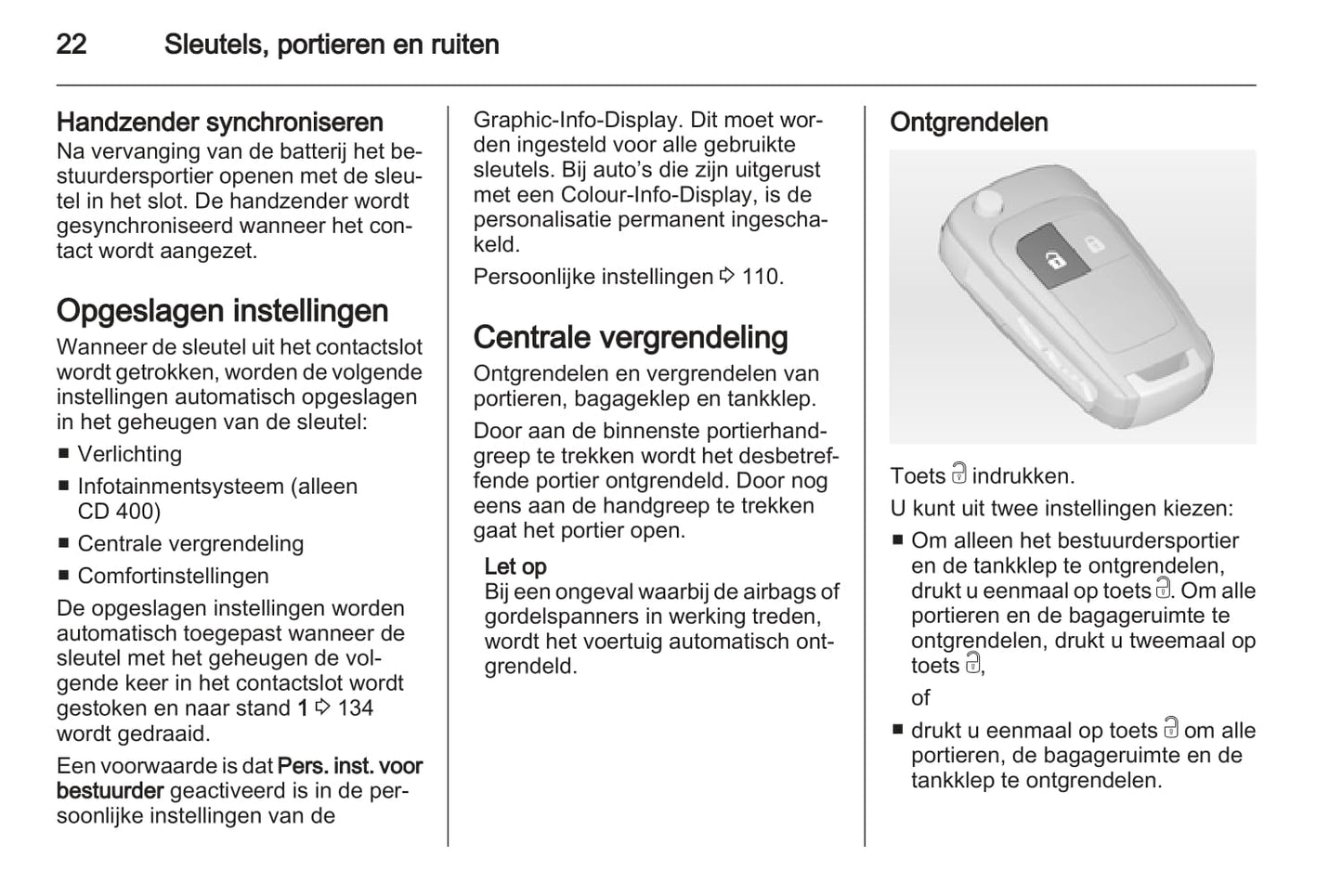 2013 Opel Meriva Owner's Manual | Dutch
