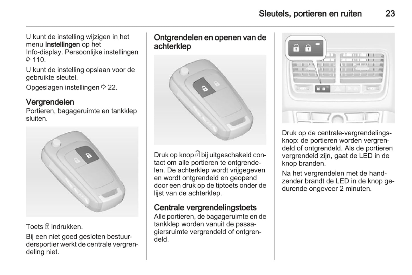 2013 Opel Meriva Owner's Manual | Dutch