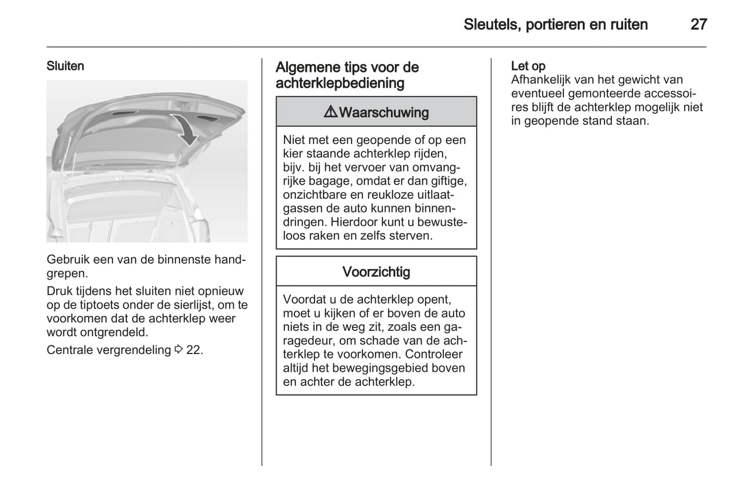 2013 Opel Meriva Owner's Manual | Dutch