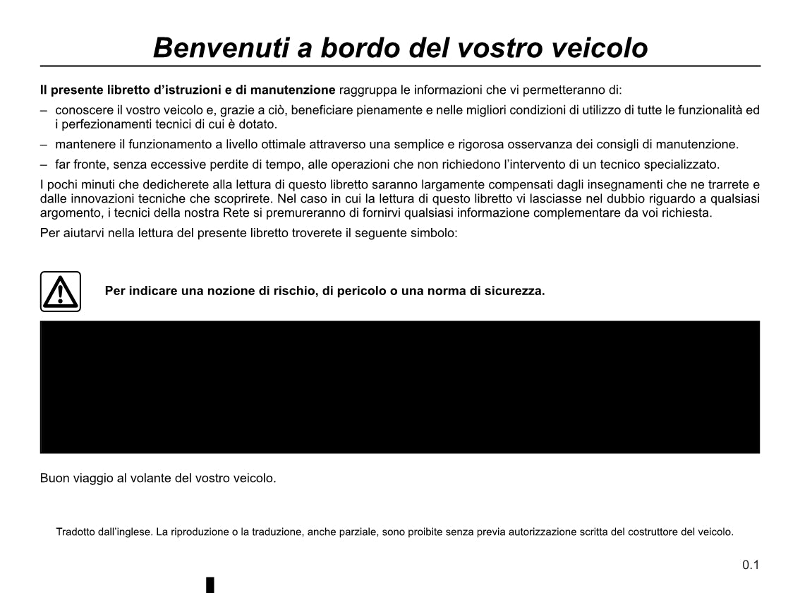 2015-2016 Renault Clio Owner's Manual | Italian