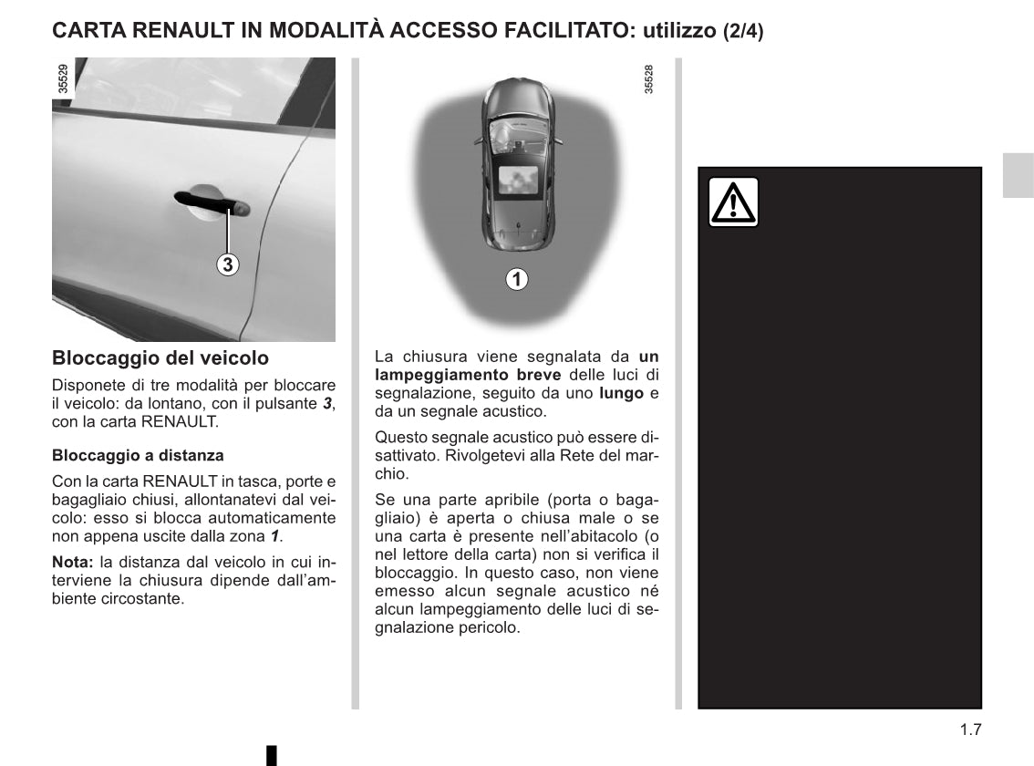 2015-2016 Renault Clio Owner's Manual | Italian