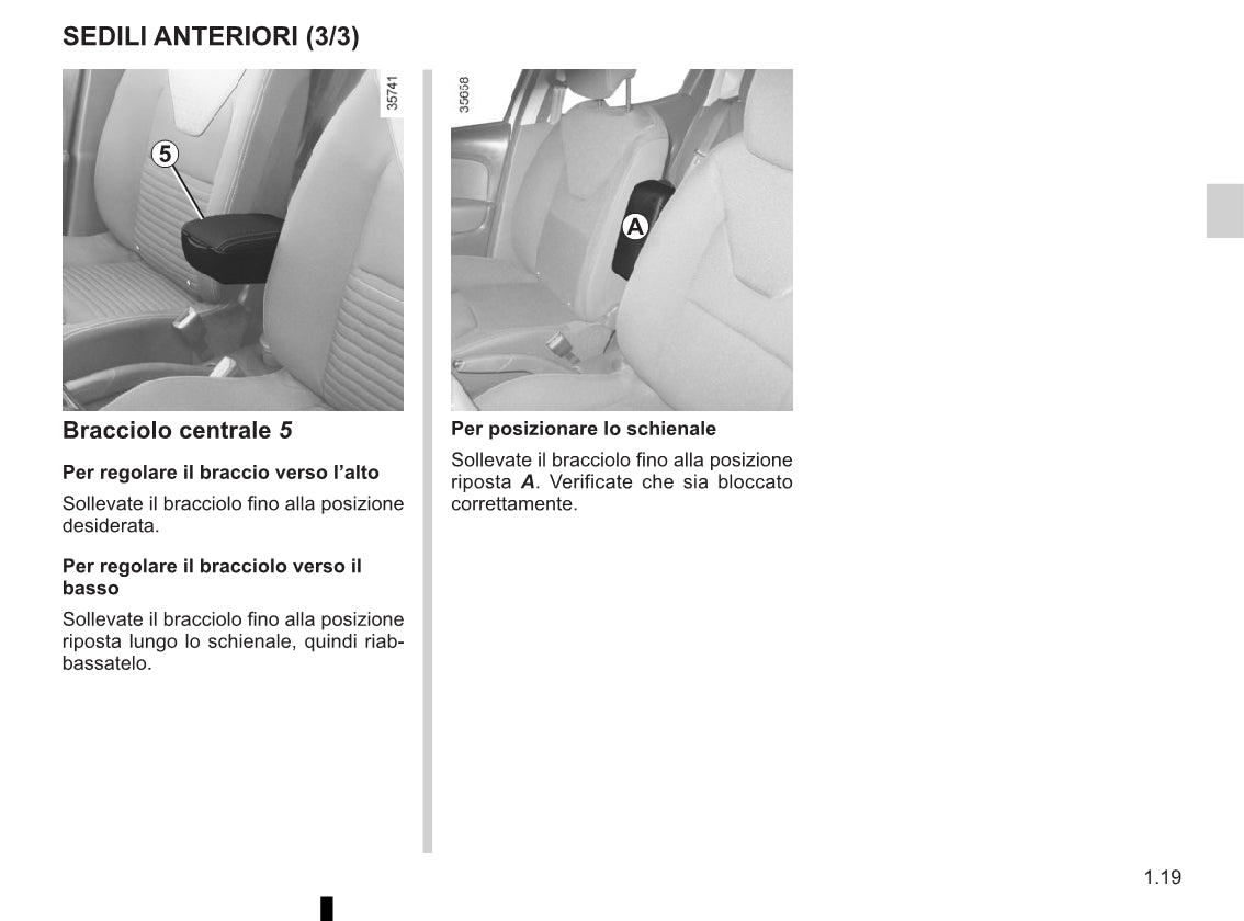 2015-2016 Renault Clio Owner's Manual | Italian