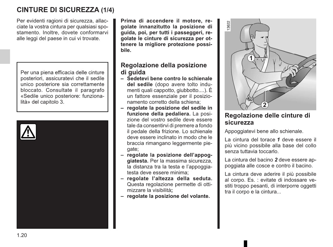 2015-2016 Renault Clio Owner's Manual | Italian