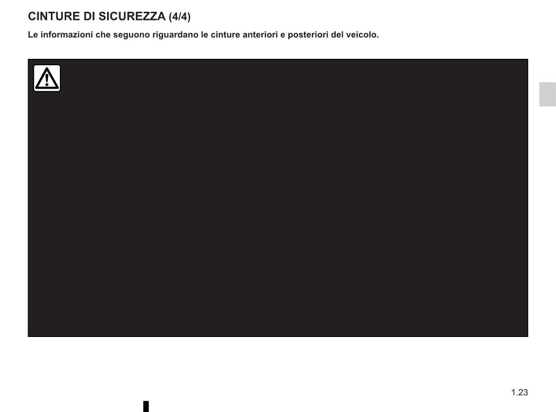 2015-2016 Renault Clio Owner's Manual | Italian