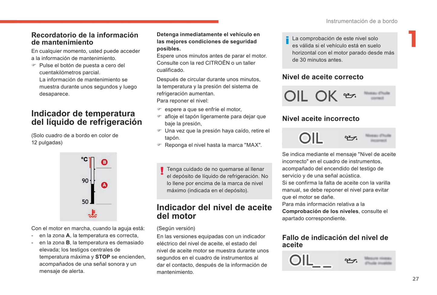 2018-2021 Citroën C4 SpaceTourer/Grand C4 SpaceTourer Owner's Manual | Spanish