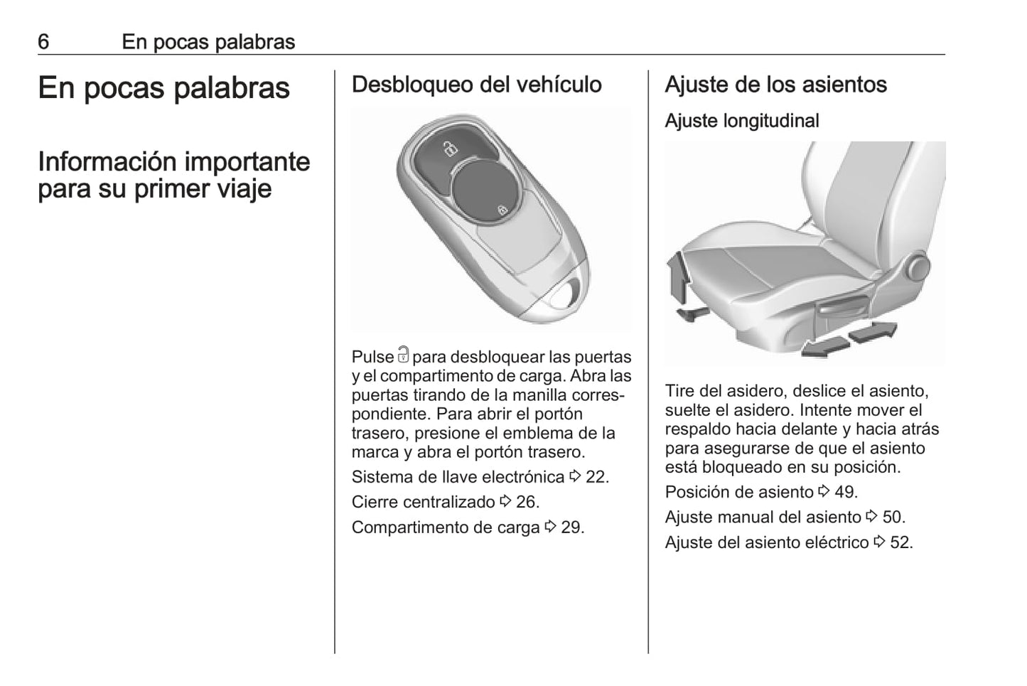 2019 Opel Insignia Owner's Manual | Spanish