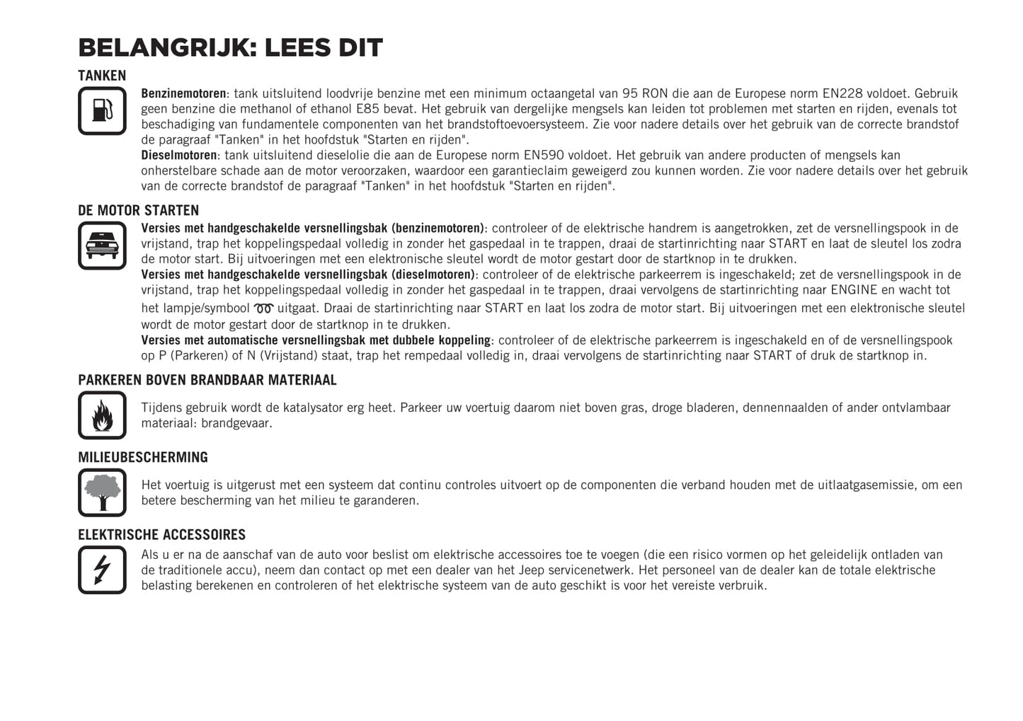 2020-2023 Jeep Compass Manuel du propriétaire | Néerlandais