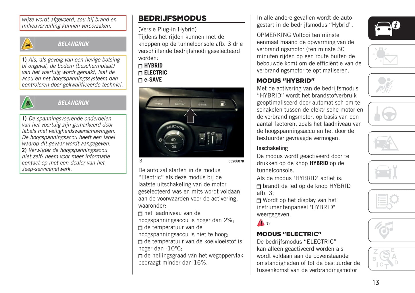 2020-2023 Jeep Compass Manuel du propriétaire | Néerlandais