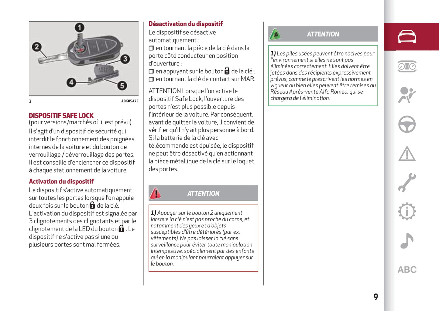 2016-2023 Alfa Romeo Giulietta Gebruikershandleiding | Frans