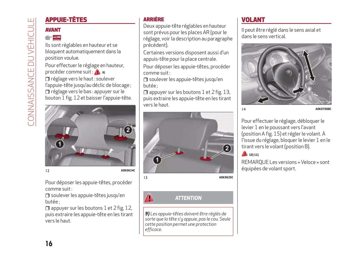 2016-2023 Alfa Romeo Giulietta Gebruikershandleiding | Frans