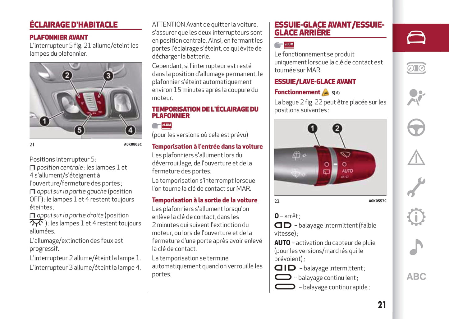2016-2023 Alfa Romeo Giulietta Gebruikershandleiding | Frans