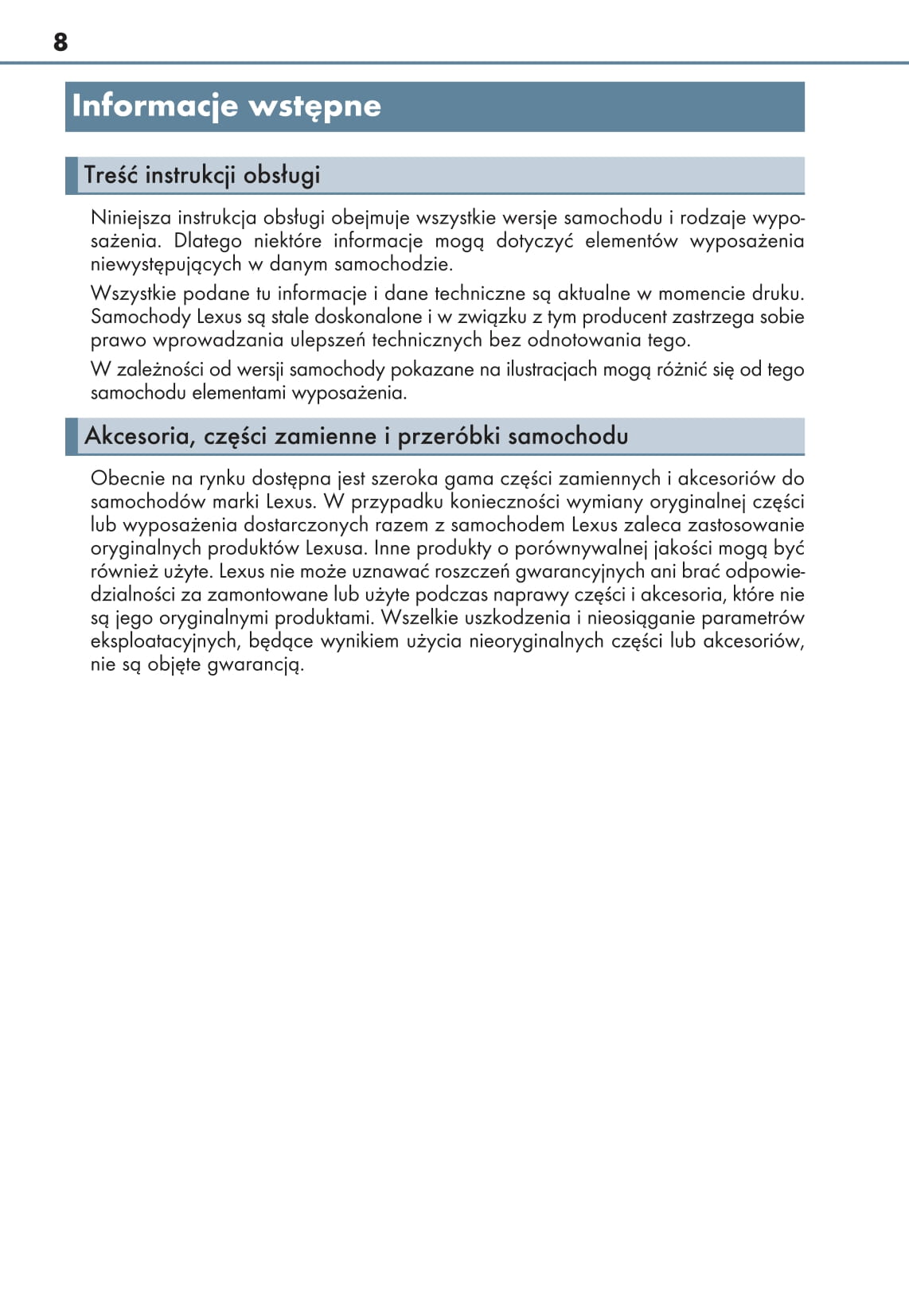 2016-2018 Lexus GS Manuel du propriétaire | Polonais