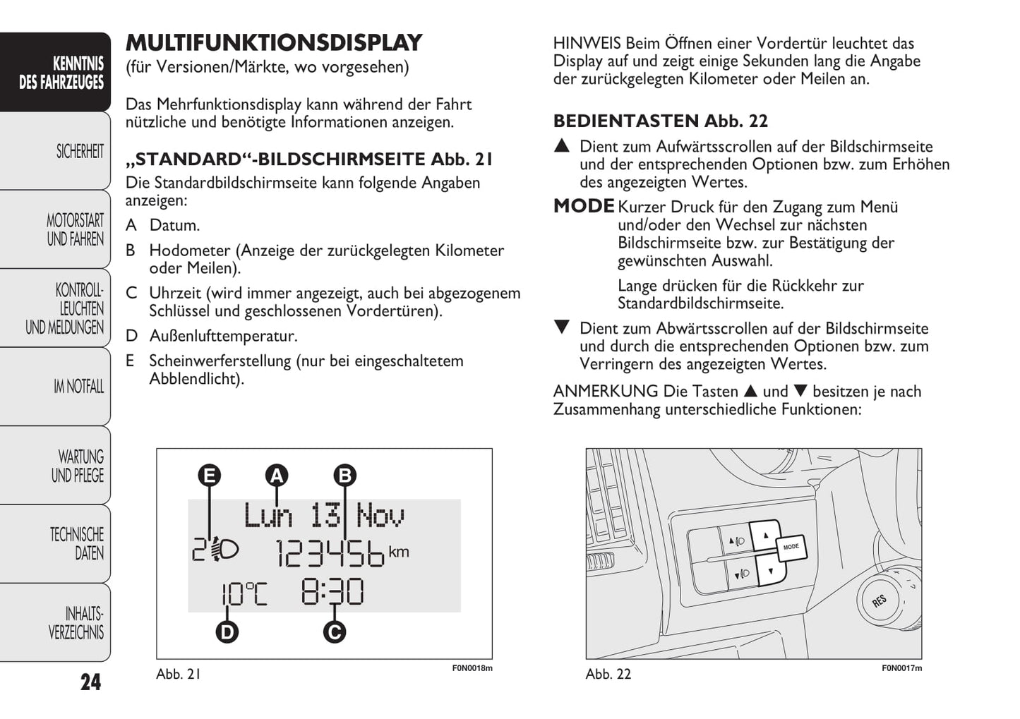 2013-2014 Fiat Ducato Euro 4 Gebruikershandleiding | Duits