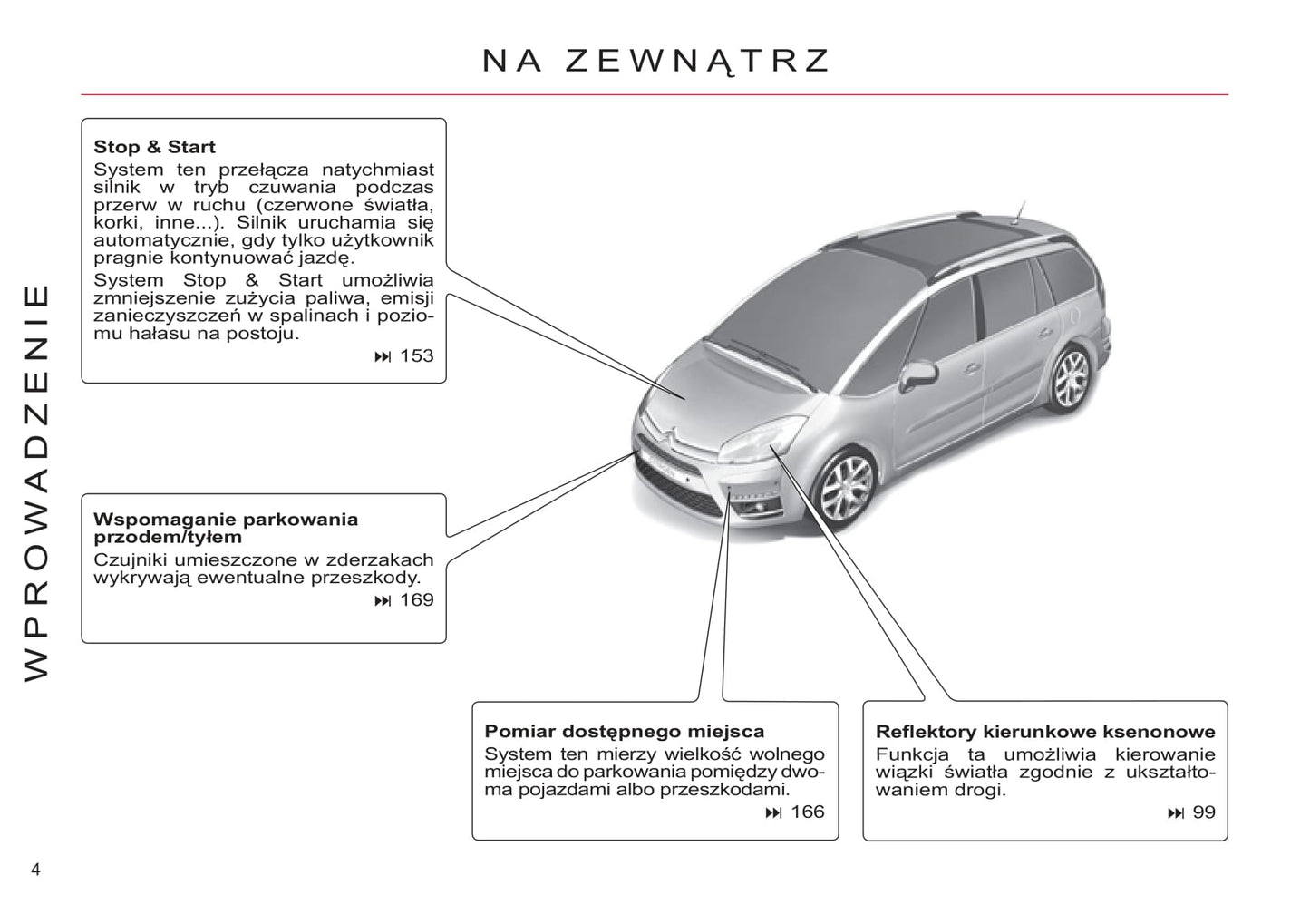 2011-2013 Citroën C4 Picasso/Grand C4 Picasso Owner's Manual | Polish