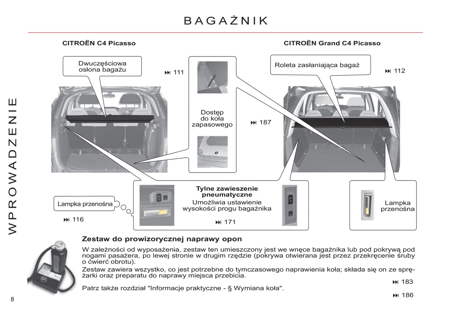2011-2013 Citroën C4 Picasso/Grand C4 Picasso Owner's Manual | Polish