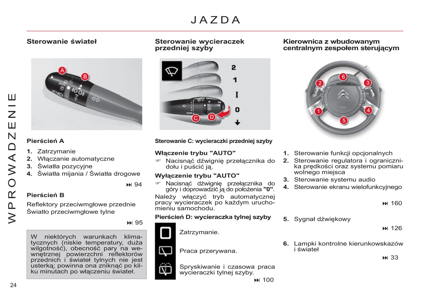 2011-2013 Citroën C4 Picasso/Grand C4 Picasso Owner's Manual | Polish