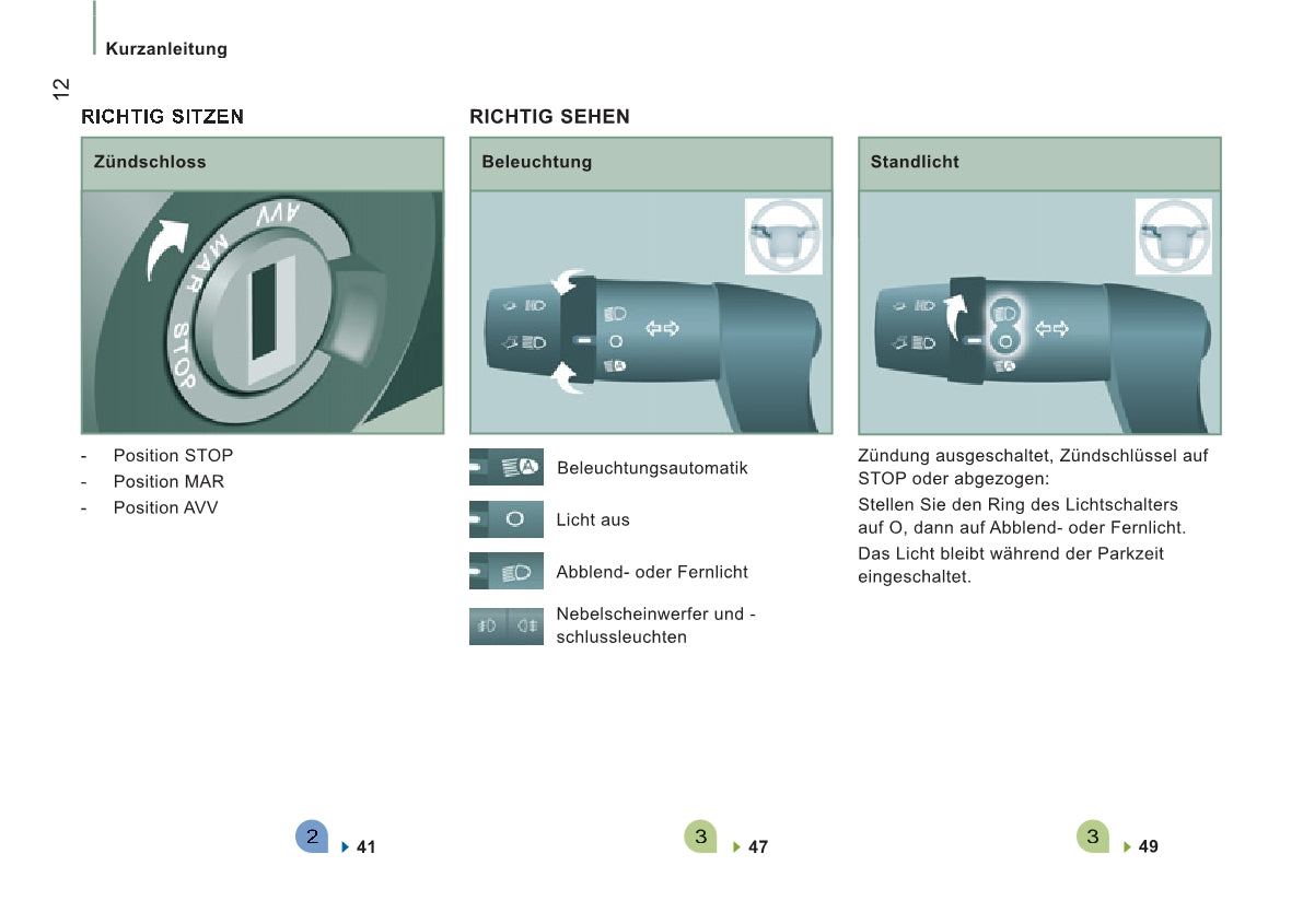 2013-2014 Peugeot Boxer Owner's Manual | German